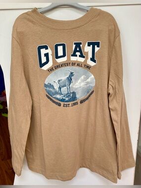 NWT Carter’s GOAT Graphic Long Sleeve Tee Size 6-7